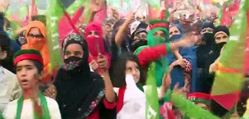 Taunsa Sharif: Imran Khan reached Jalsa Gah