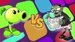 Plants vs. Zombies 2 its about time: Newspaper Zombie vs Every Plant Power Up