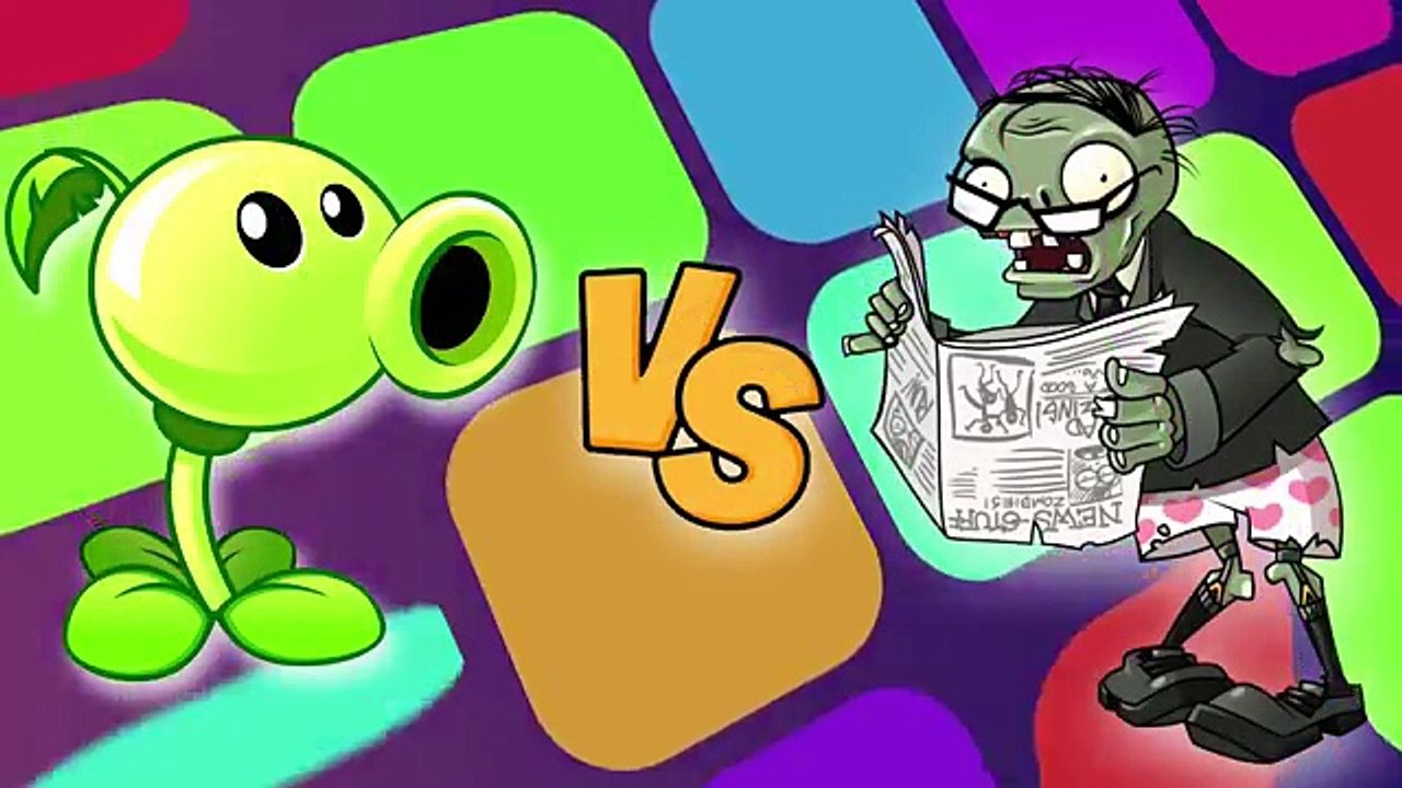 Plants vs. Zombies 2 its about time: Newspaper Zombie vs Every Plant Power Up