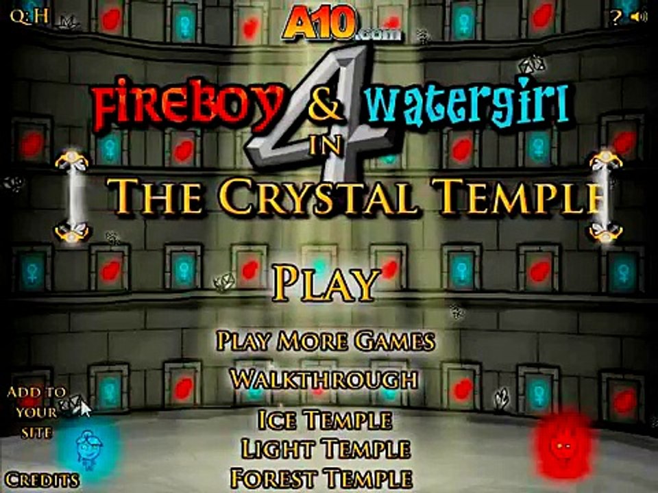 Fireboy and Watergirl-4 - The Crystal Temple Walkthrough