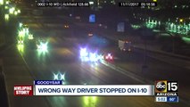 Wrong-way driver stopped on I-10 near Litchfield