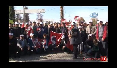 Gazilerin darp edilmesini protesto ettiler