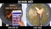 Vào bếp với #Feedy - Con trai vs. Con gái - Cánh gà chiên sốt mắm hành _ Feedy VN