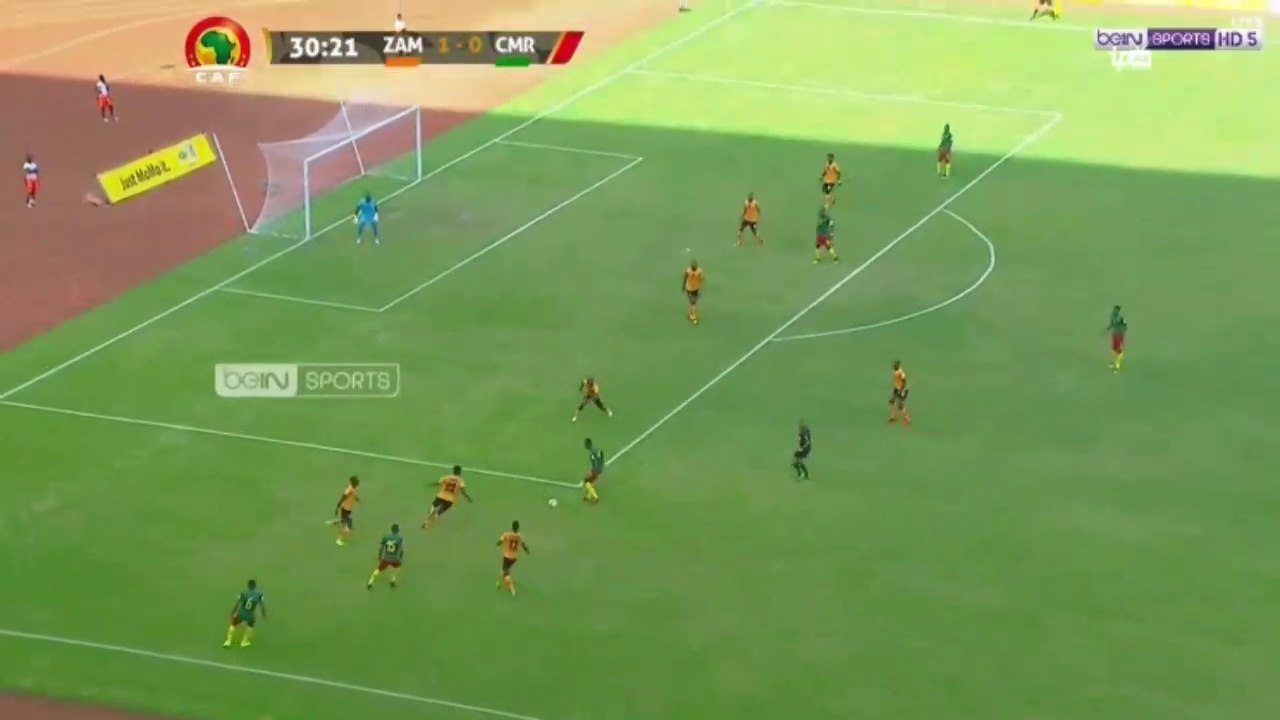 André Zambo Anguissa Goal HD - Zambia 1 - 1 Cameroon - 11.11.2017 (Full Replay)