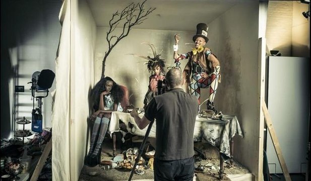 Pirelli Takvimi 2018 çekimleri kamera arkası