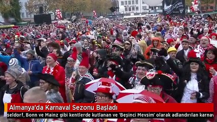 Almanya'da Karnaval Sezonu Başladı