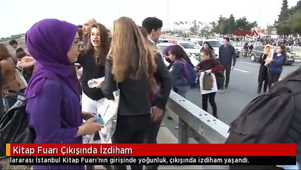 Kitap Fuarı Çıkışında İzdiham