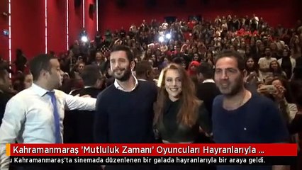 Kahramanmaraş 'Mutluluk Zamanı' Oyuncuları Hayranlarıyla Buluştu