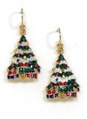 Christmas Tree Earrings Beading Tutorial by HoneyBeads1 (Christmas jewelry)