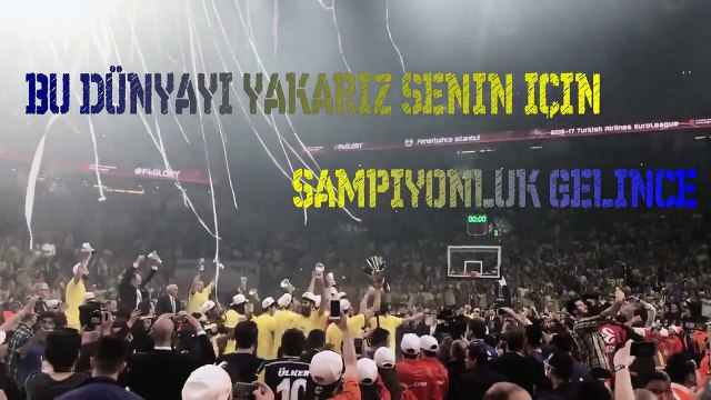ŞAMPİYONLUK GELDİ ORTALIK YIKILDI! [ FENERBAHÇE 80 64 OLYMPİAKOS ] #TRİBÜN ÖZETİ