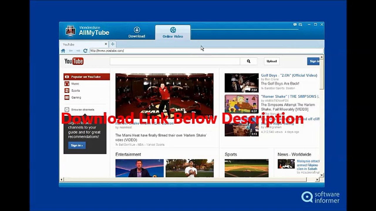 Wondershare AllMyTube 5.7.3 + Full Version [Mac OS X]