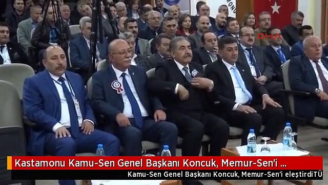 Kastamonu Kamu-Sen Genel Başkanı Koncuk, Memur-Sen'i Eleştirdi