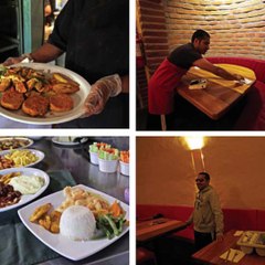 In Ecuadorean cave, meals offered in darkness by the blind