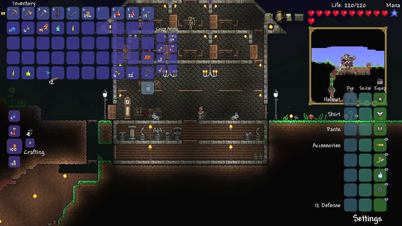 Lets Play Terraria 1.2.4 || Ranger Class Playthrough || Fishing & Brain Of Cthulhu! [Episode 4]