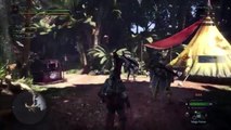 【MHW】モンスターハンターワールド　４人マルチプレイ動画　アンジャナフ戦【MHWorld】