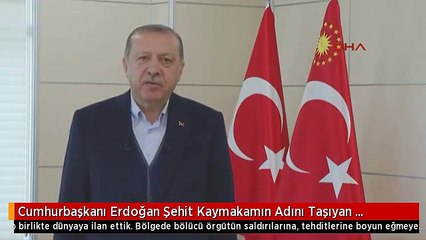 Cumhurbaşkanı Erdoğan Şehit Kaymakamın Adını Taşıyan Okulun Açılışına Video Konferansla Katıldı