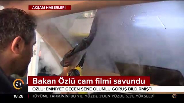 Bakan Özlü cam filmi savundu