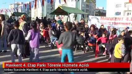 Mavikent 4. Etap Parkı Törenle Hizmete Açıldı