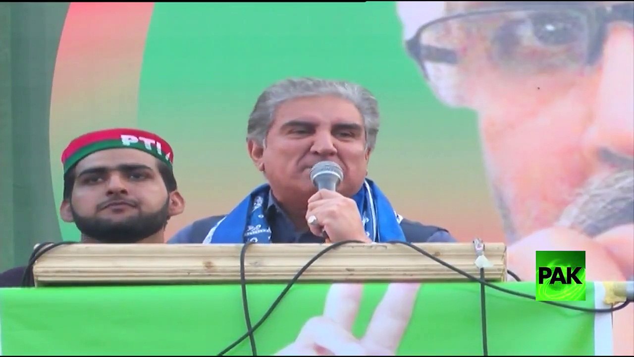 Shah Mehmood Qureshi Speech PTI Jalsa Taunsa Sharif – 11th November 2017