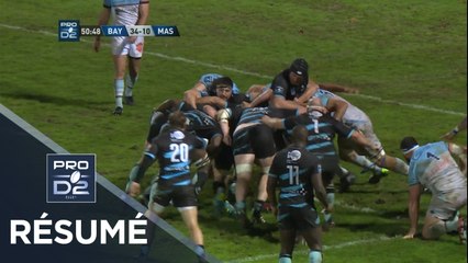 PRO D2 - Résumé Bayonne-Massy: 44-36 - J12 - Saison 2017/2018
