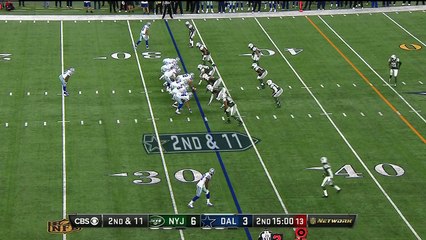 2015 - Jets Calvin Pace sacks Cowboys Matt Cassel for 19 yards