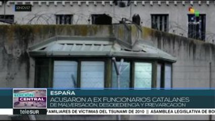 Presidenta del Parlamento catalán paga fianza y sale de prisión