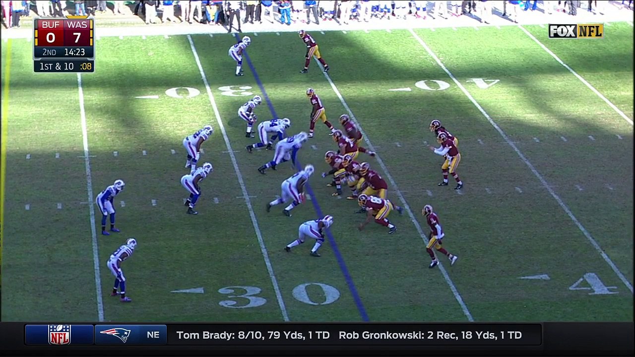 2015 - Redskins Kirk Cousins finds DeSean Jackson for 27 yards