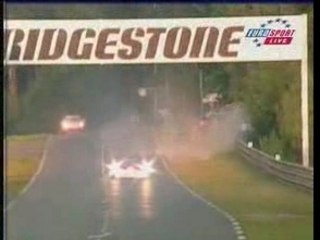 Crash d'une Mercedes CLK GTR