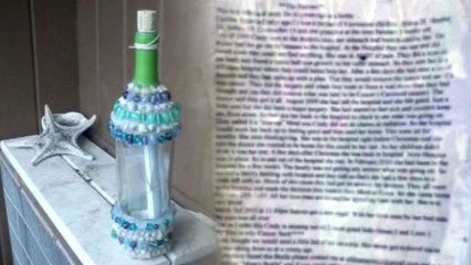 어머니 향한 그리움 담은 '병 속의 편지' 5년 만에 발견 / YTN