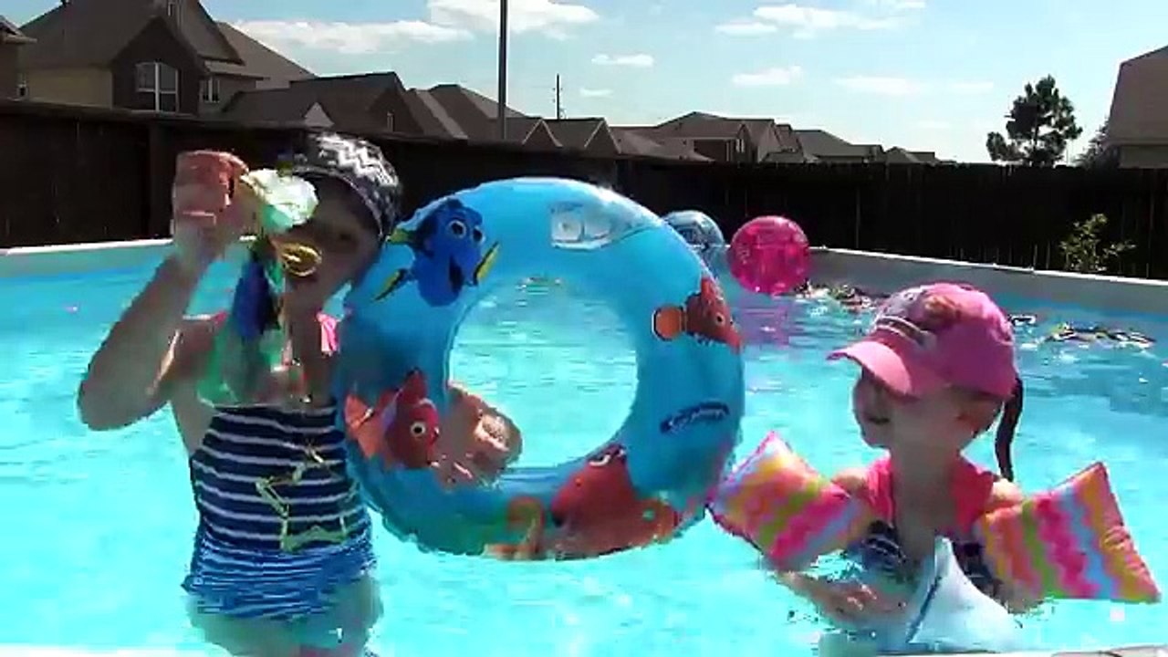 Biggest Pool & Balloons Surprise Toys Hunt - FINDING DORY CHALLENGE - Shopkins Frozen My Little Pony