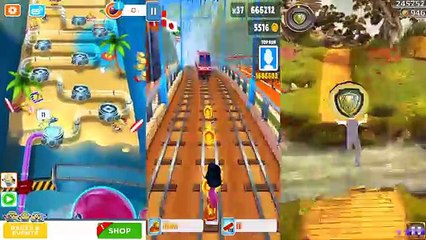 Minion Rush vs Subway Surfers vs Temple Run OZ Gameplay
