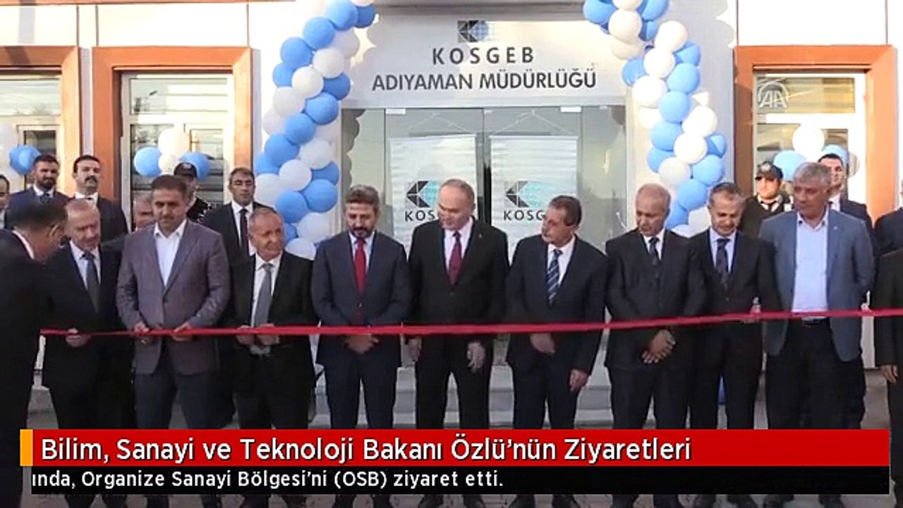 Bilim, Sanayi ve Teknoloji Bakanı Özlü'nün Ziyaretleri