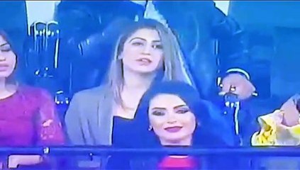 beautiful girls at psl dubai stadium