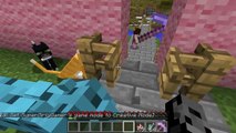 Minecraft: COLORFUL CATS HIDE AND SEEK!! - Morph Hide And Seek - Modded Mini-Game