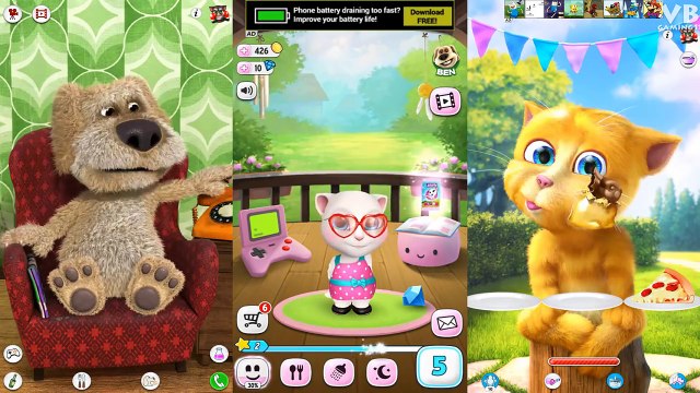 Talking Ben the Dog vs My Talking Angela v Talking Ginger - Card Pack Opening - Ben the Chemist 2017