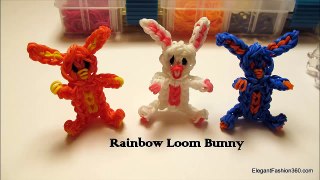 Rainbow Loom Bunny/Rabbit Charm - How to-Easter Series