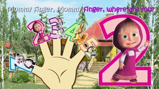 Daddy Finger - Masha and the Bear Finger Family Rhymes | Finger Songs for kids
