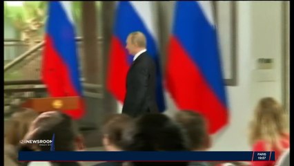 Donald Trump et Vladimir Poutine au sommet de l'APEC