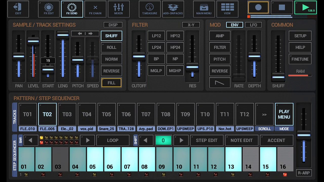 G-Stomper Rhythms android recorded