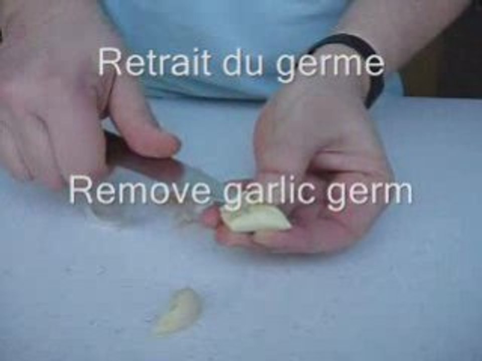 Epluchage de l'ail