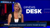 i24NEWS DESK | Vietnam president hosts Trump in Hanoi | Saturday, November 11th 2017