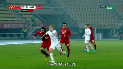 All Goals & highlights - Macedonia 2-0 Norway - 11.11.2017