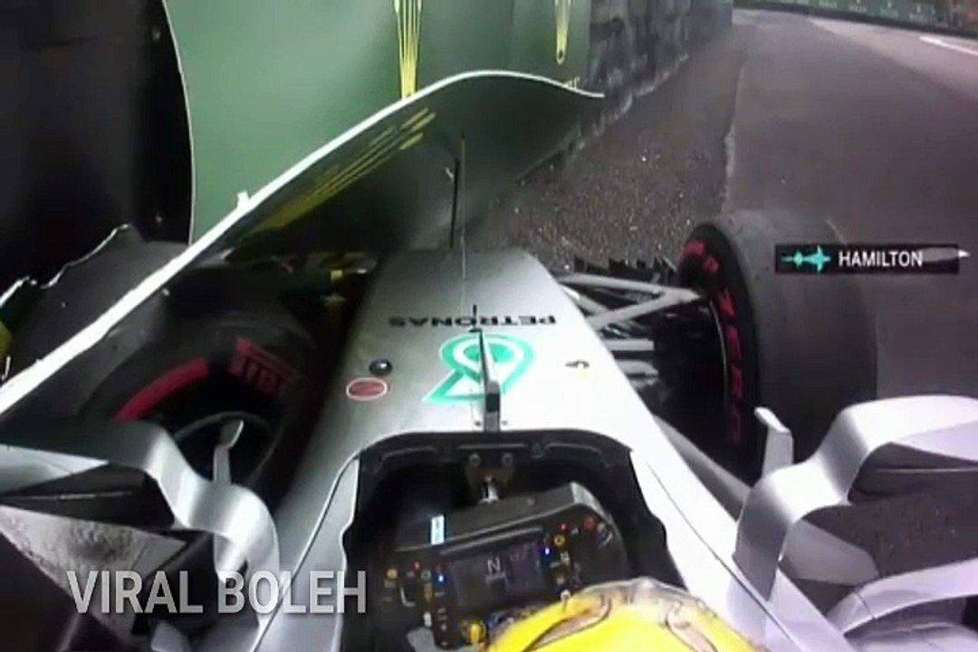 Hamilton Crash!! Hantam Dinding | Kualifikasi GP Brasil 2017