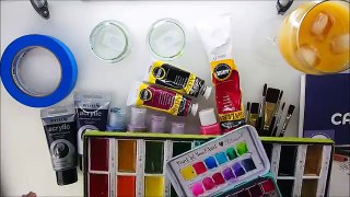 BEGINNERS Silhouette Painting Technique ♡ Basic Easy Step by Step ♡ Maremis Small Art ♡