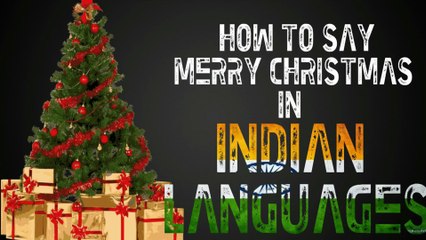 how to say merry christmas in indian languages