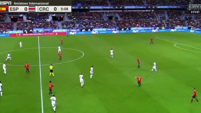 Jordi Alba Goal HD - Spain 1-0 Costa Rica - 11.11.2017