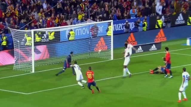 Jordi Alba Goal Spain 1 - 0 Costa Rica 11-11-2017