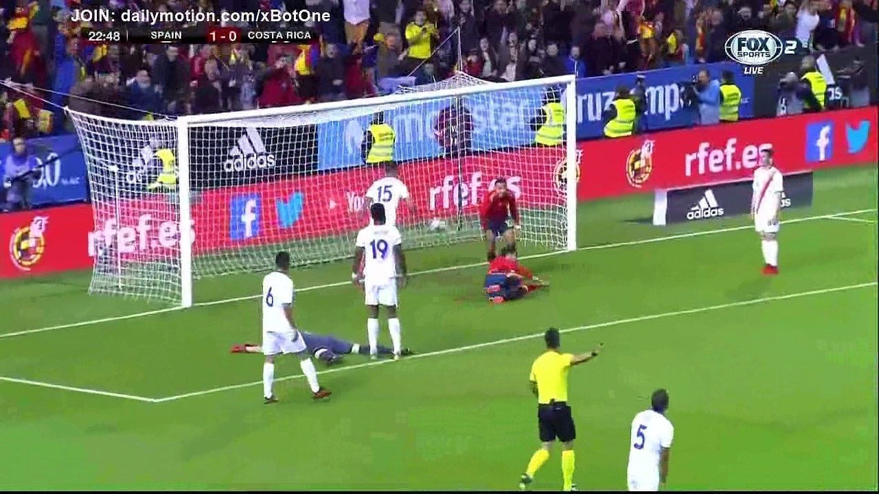 Alvaro Morata Goal HD - Spain 2 - 0 Costa Rica - 11.11.2017 (Full Replay)