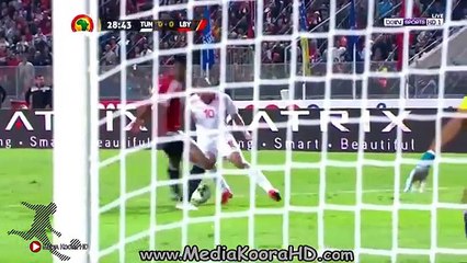 ملخص مباراة تونس وليبيا - ملخص فرحة الصعود لكأس العالم 2018 لأخر ثانية في المباراة