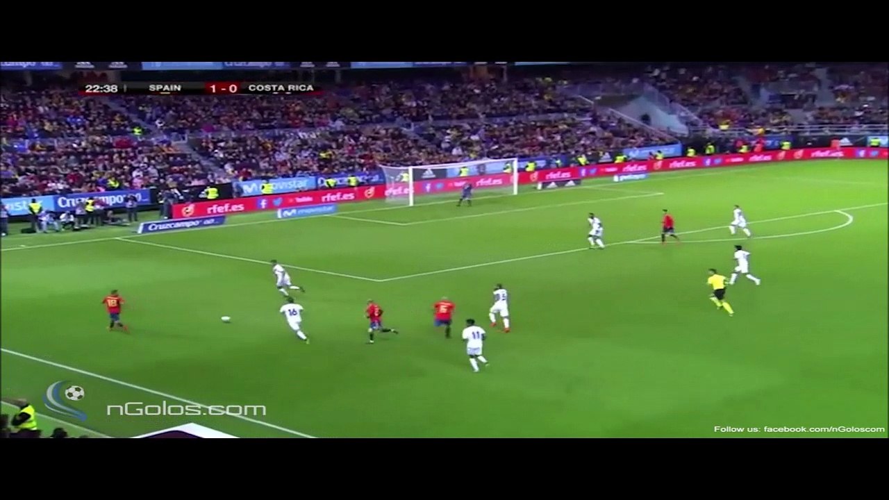 Alvaro Morata Goal vs Costa Rica (2-0)